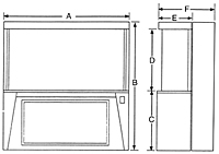Envirco-LF-Horizontal-Flow-Clean-Bench-Dimensions