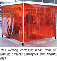 Softwall Cleanrooms and Portable WorkStations - Framing Protects