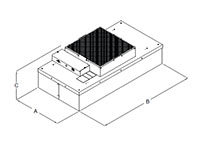 Envirco® MAC 10® LEDC 950 Cubic Feet per Minute (ft³/min) Maximum Air Flow Rate Fan Filter Unit - 2