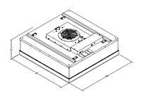 Envirco® MAC 10® LEDC 1950 Cubic Feet per Minute (ft³/min) Maximum Air Flowrate 4 x 4 Fan Filter Unit - 2