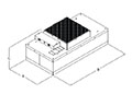 Envirco® MAC 10® LEDC 850 Cubic Feet per Minute (ft³/min) Maximum Air Flow Rate Fan Filter Unit - 2