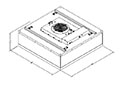 Envirco® MAC 10® LEDC 1900 Cubic Feet per Minute (ft³/min) Maximum Air Flowrate 4 x 4 Fan Filter Unit - 2