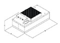 Envirco® MAC 10® LEAC 850 Cubic Feet per Minute (ft³/min) Maximum Air Flowrate Fan Filter Unit